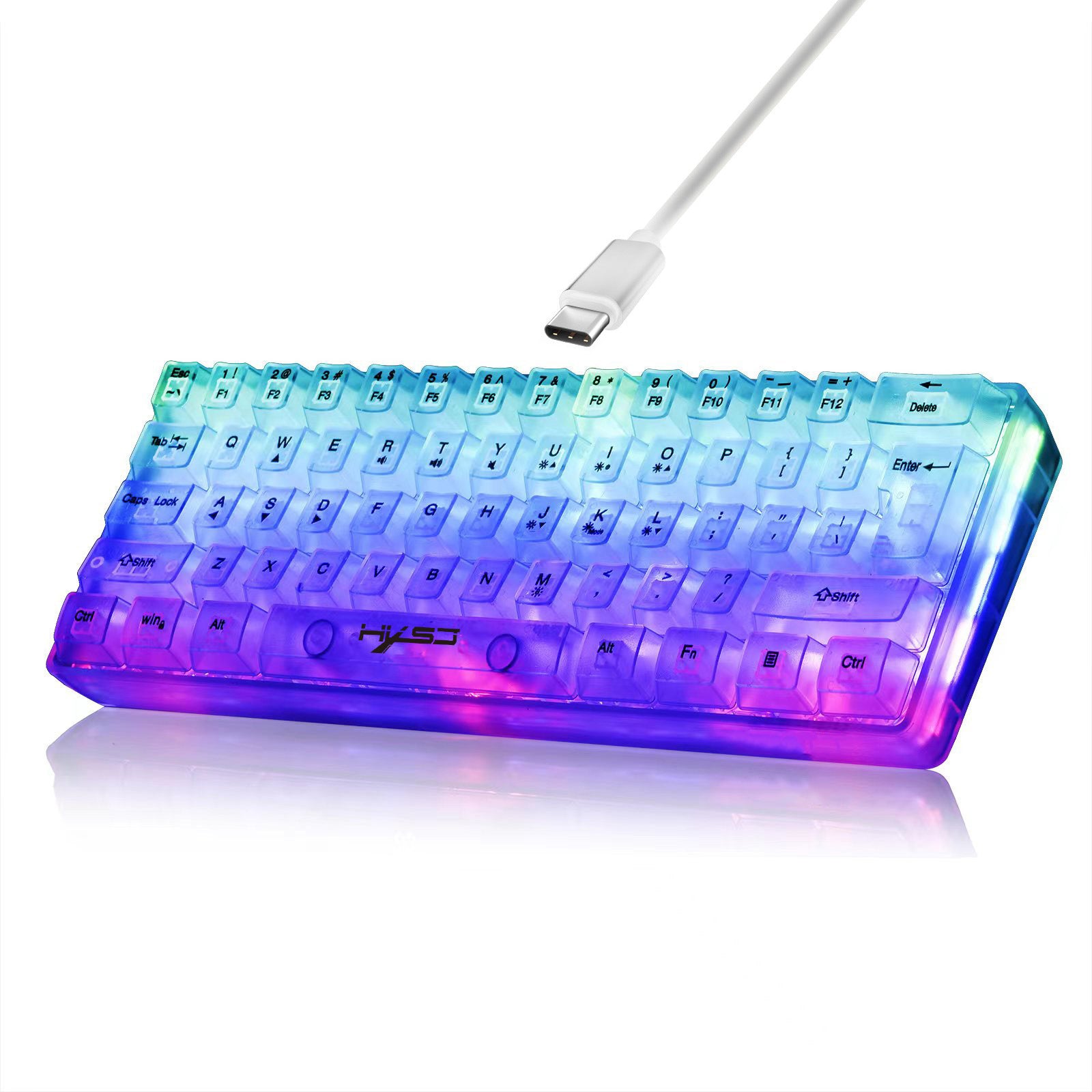 Fully Transparent Gaming Keyboard