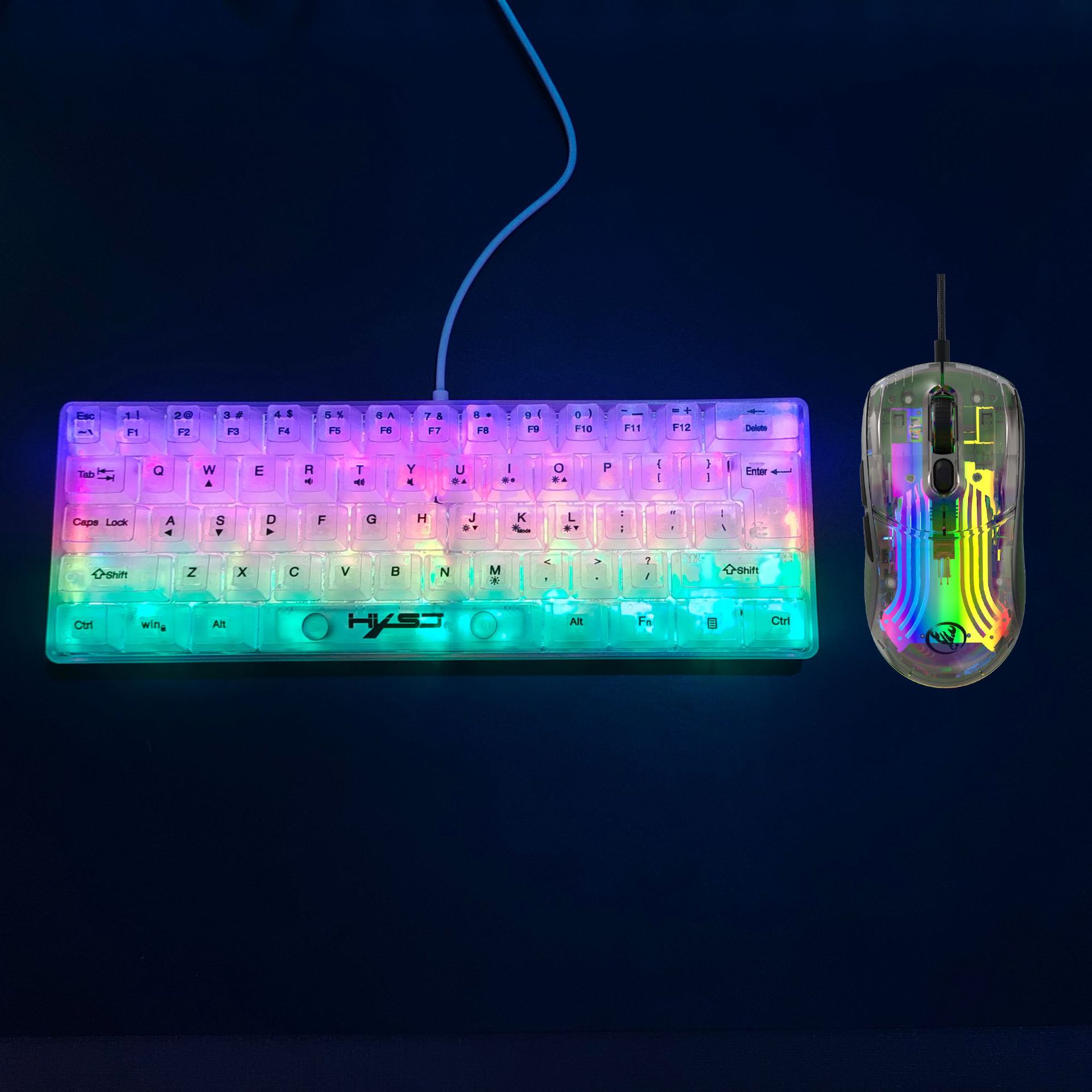 Fully Transparent Gaming Keyboard